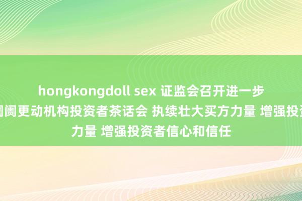hongkongdoll sex 证监会召开进一步全面深化本钱阛阓更动机构投资者茶话会 执续壮大买方力量 增强投资者信心和信任