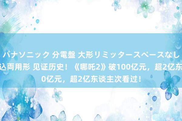 パナソニック 分電盤 大形リミッタースペースなし 露出・半埋込両用形 见证历史！《哪吒2》破100亿元，超2亿东谈主次看过！